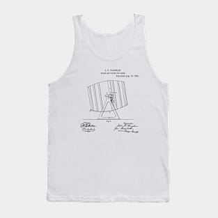 Stand for Casks Vintage Patent Hand Drawing Tank Top